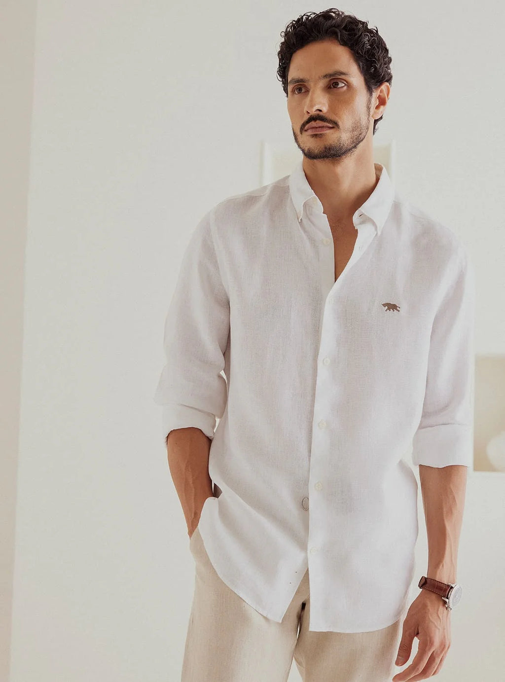 White Linen Shirt