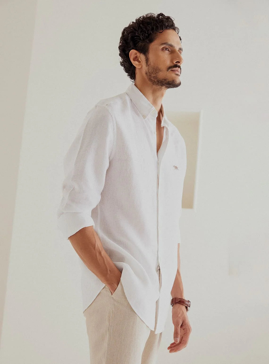 White Linen Shirt