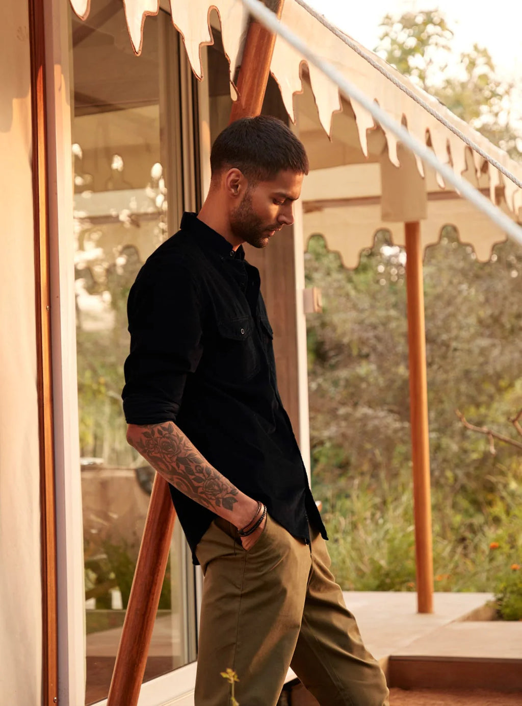 Smokey Black Explorer Shirt